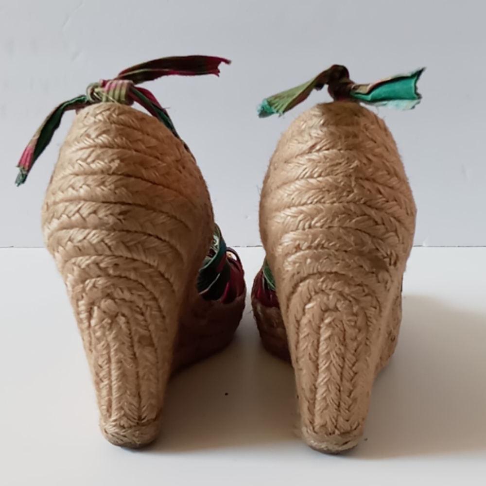 Sam Edelman Rope Platform Wedge Sandals - Picture 3 of 8